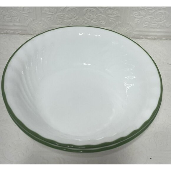 Corning Corelle Callaway Green Ivy Soup Cereal Bowls 7 1/4" Set of 2 - Picture 5 of 13